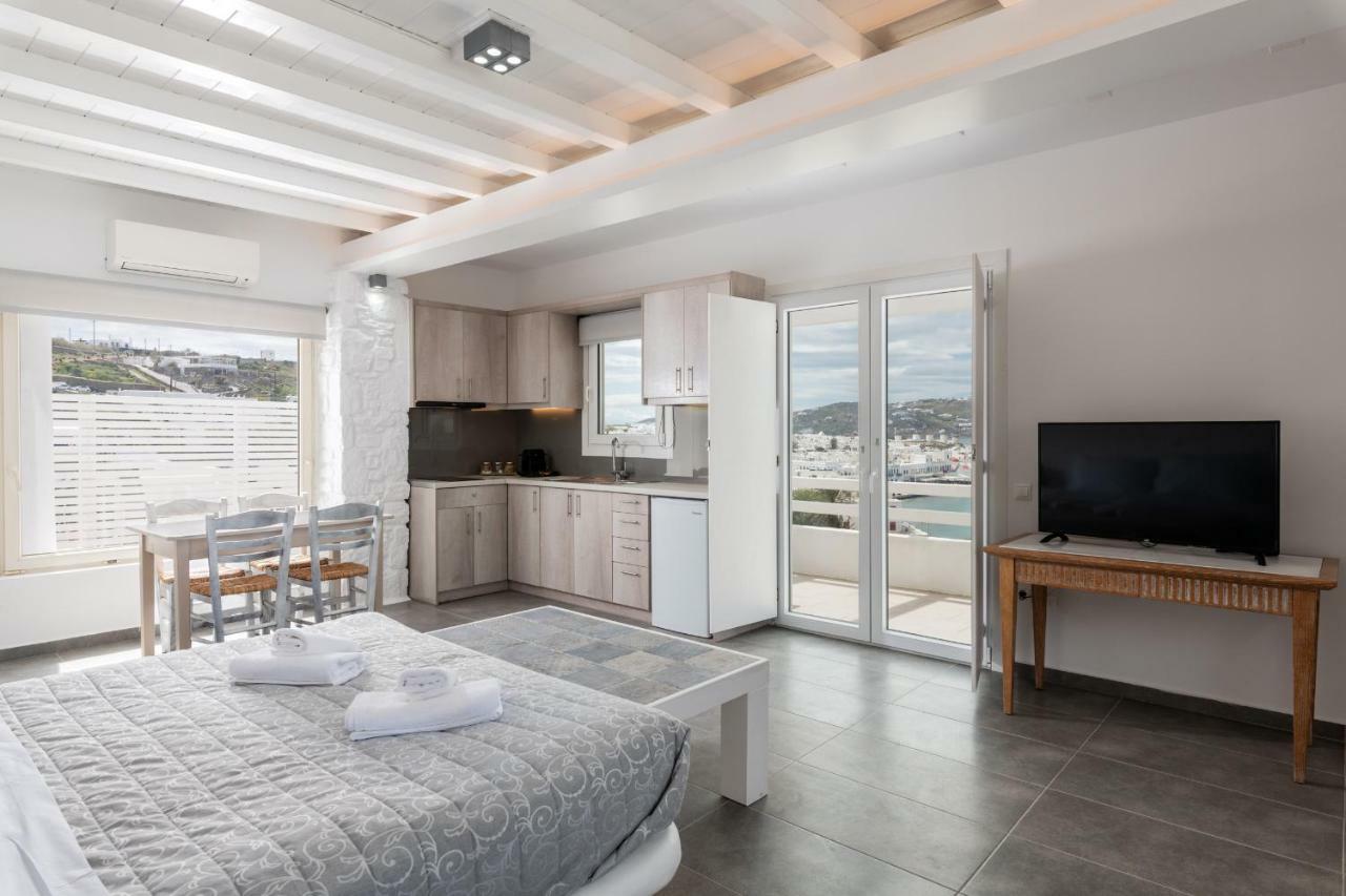 Magic View Suites Mykonos Mykonos Town Bagian luar foto